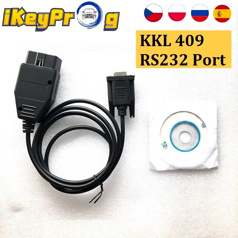 KKL 409 RS232 Ʈ VAG  ̽, COM FTDI F..